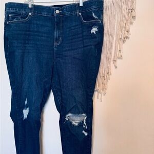 Bombshell Skinny Premium Stretch Distressed Skinny Jeans